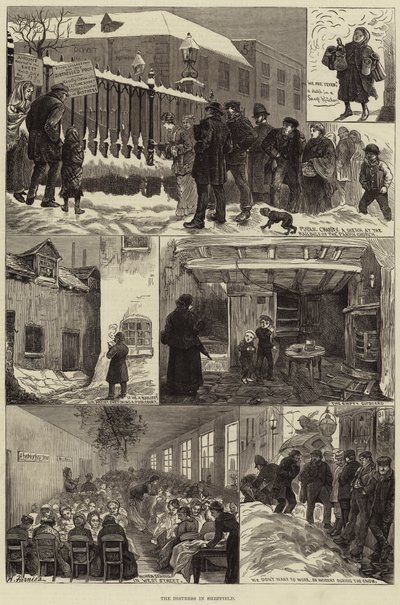 La détresse à Sheffield - Harry Furniss